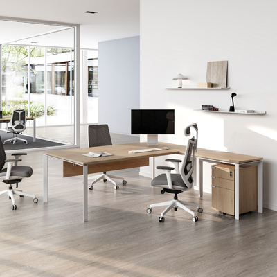 kaufen MC3.0 Ergonomisch angepasste Schreibtisch Office Manager L-förmiger Schreibtisch mit geräumiger Schreibtischfläche online manufacture