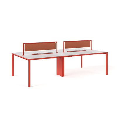 kaufen FLEX Moderne 4-Personen-Arbeitsstation mit großzügigem Design online manufacture