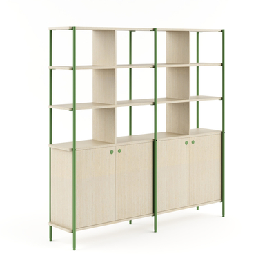 kaufen FLEX Modernes Büro Holz Trennwand Regalen Einheit Schränke Trennwandler Offener Regal Organisator online manufacture